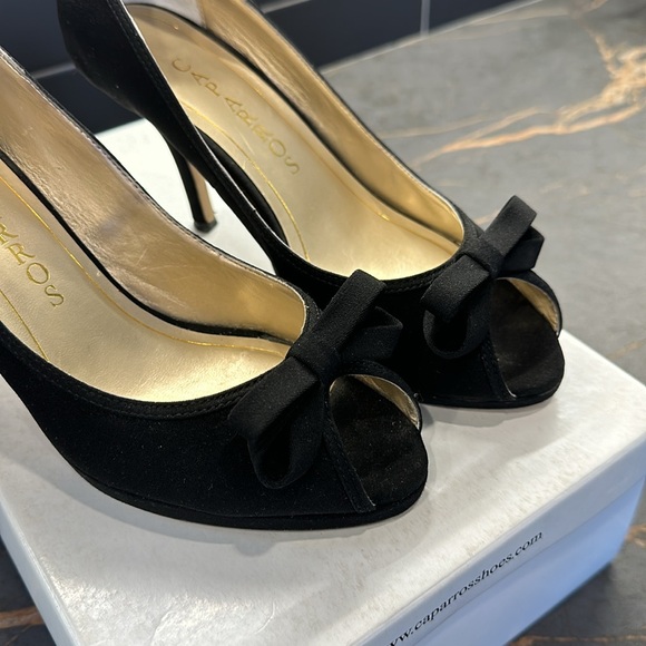 Ladies peep toe heels - Picture 3 of 6